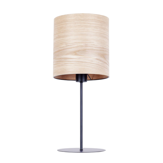 Envolight Veneer-pöytälamppu saarniydinpuu Ø20,5cm