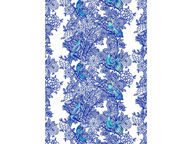 Vallila Interior Carambola Valmisverho, 140 x 250 cm sininen