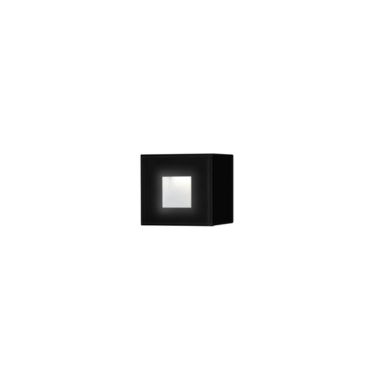 Chieri vägglykta 1,5W LED (Musta)