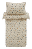 BELLE MINI pussilakanasetti pinnasänkyyn - ekologinen Beige