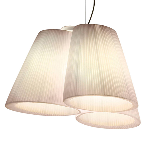 Modo Luce Florinda riippuvalo 3-lamp. valkoinen