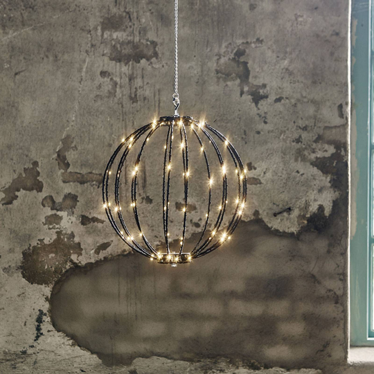 Mounty Outdoor -LED-riippuvalaisin, Ø 30 cm