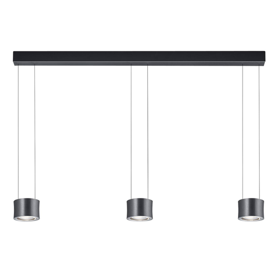 BANKAMP Impulse Pendel 3 valoa dim to warm antras.
