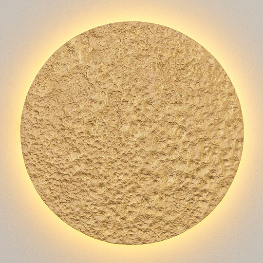 Meteor-LED-seinävalaisin, Ø 55 cm, kulta
