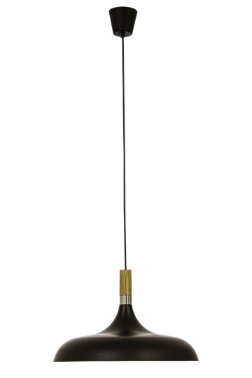 SENSE ceiling lamp 45 cm, white / wood / matte brass (Musta)