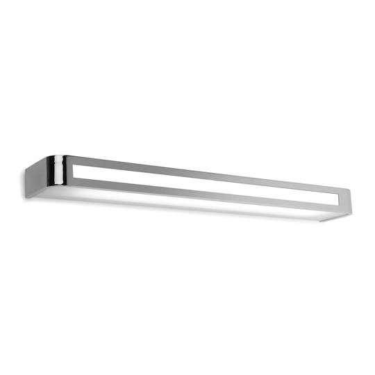 Ajaton LED-seinävalaisin Acros, 60 cm, kromi