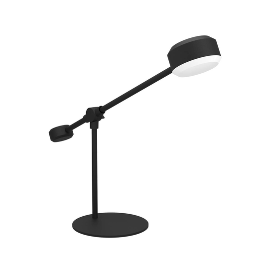 Clavellina-LED-pöytälamppu musta, taivutettava