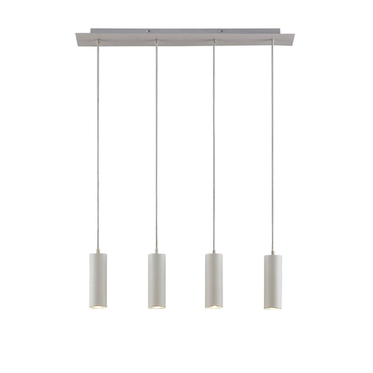 Lindby Joffrey -riippuvalaisin, 4-lamp., valkoinen
