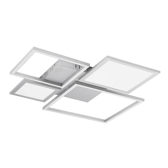 Lucande Narumi-LED-kattovalaisin CCT, 75 cm, valk.