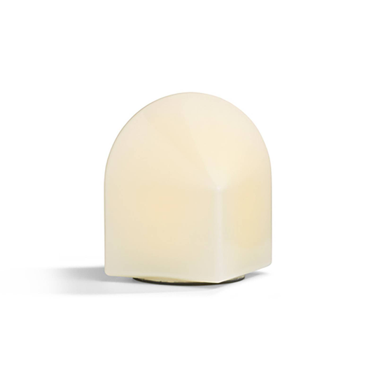 HAY Parade-LED-pöytälamppu valkoinen, K 16 cm