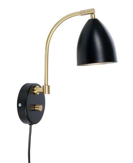Deluxe LED wall lamp (musta)