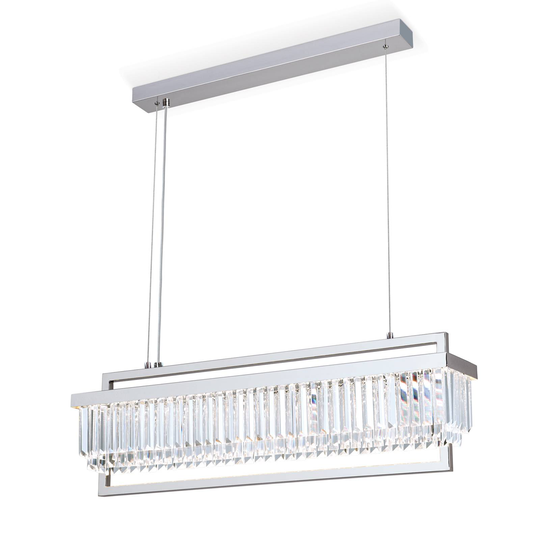 LED-riippuvalaisin Prism, kromi