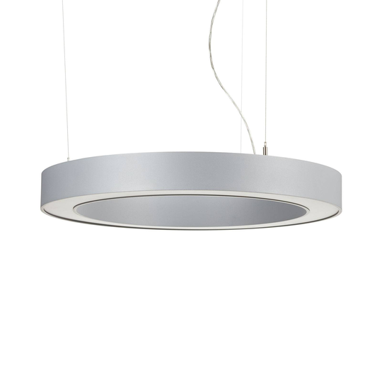 Arcchio Pietro -LED-riippuvalaisin hopea 70cm 45W