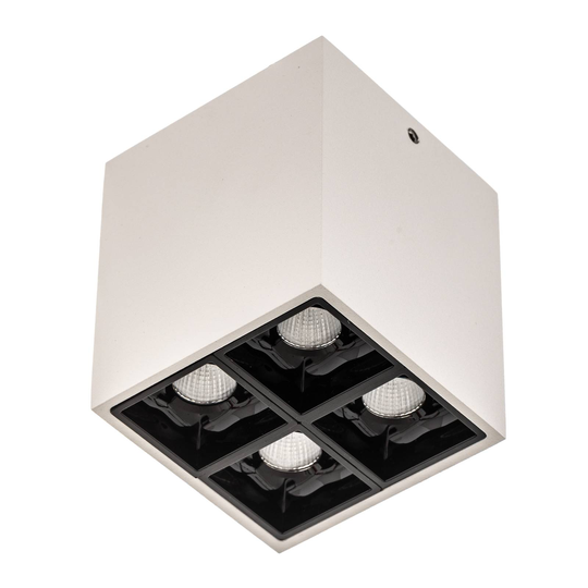 Liro-LED-kattokohdevalo valkoinen/musta 34° 2700 K