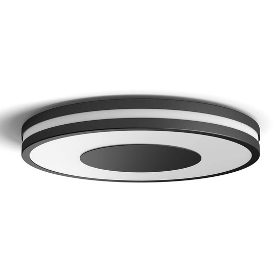 Philips Hue White Ambiance Being -kattovalo, musta