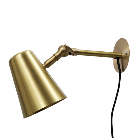 Vala Flex Wall Lamp, matt brass. H: 14 x L: 30 cm (Antiikki messinki)