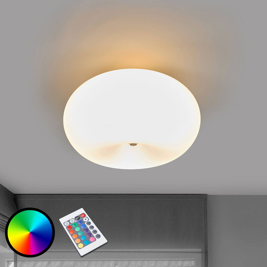 LED-kattovalaisin Optica-C RGBW, kaukosäädin sis.