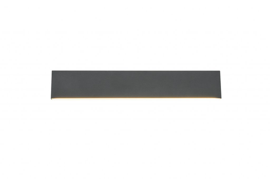 Concha LED wall lamp 46.5cm anthracite