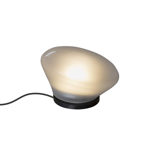 Karman Agua -LED-pöytälamppu Ø13 cm huurrettu lasi