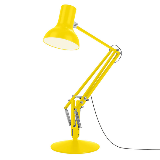 Anglepoise Type 75 Giant -lattiavalo keltainen