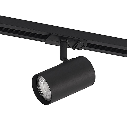 Lindby Ties -LED-kiskokohdevalaisin, 1-vaihe musta