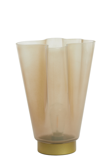 Table lamp LED Ø16,5x29 cm MALU glass peach (Vaaleanpunainen)