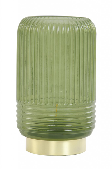 Table lamp LED Ø16x27,5 cm LIPA glass green (Vihreä)