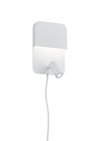 Luigi LED wall light m-white