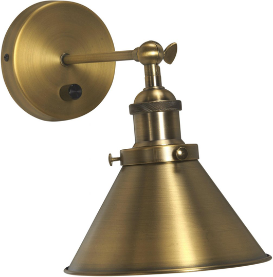 Anton Wall lamp (Antiikki messinki)