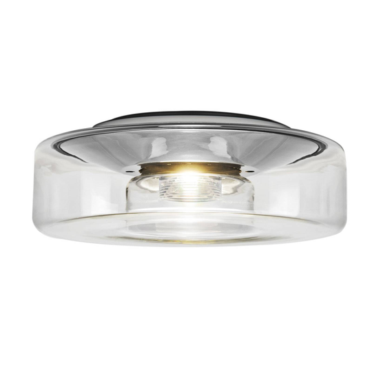 serien.lighting Curling L 927-katto kirkas lasi