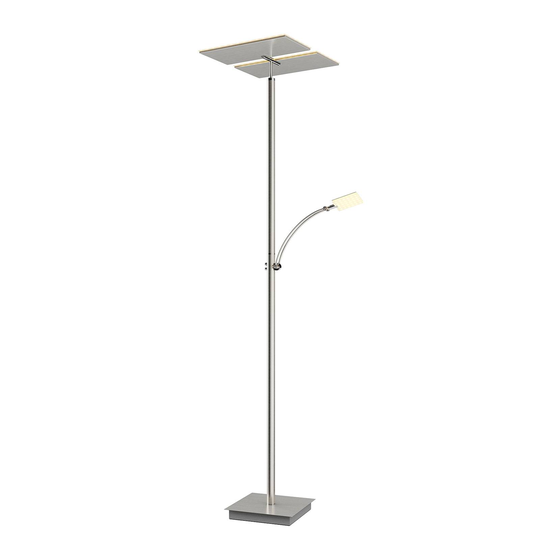 Lucande Parthena - ylösp. suun. LED-valo nikkeliä