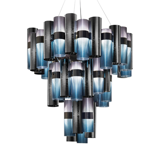 Slamp La Lollo XL -LED-riippuvalo Ø80cm gradientti