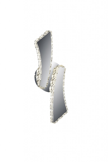 Phin LED wall light chrome