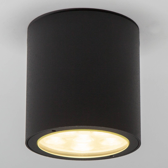 Pyöreä LED-kattospotti Meret ulkokäyttöön, IP54