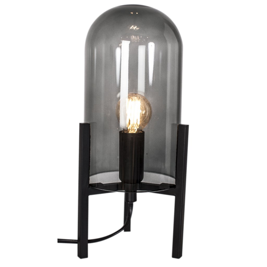 Smokey table lamp (musta)