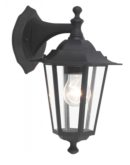 Crown wall lamp (Musta)