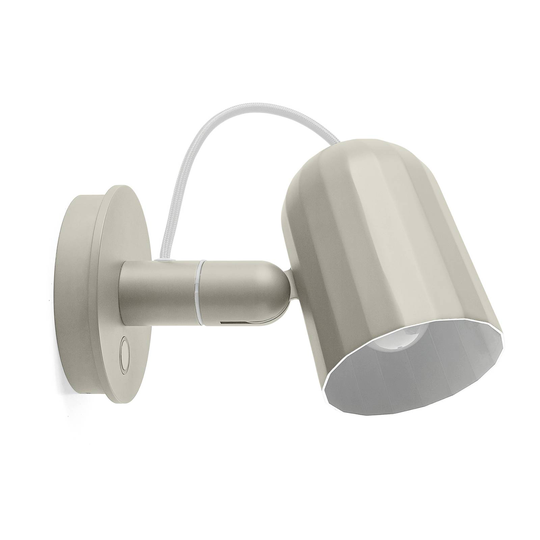 HAY Noc Wall Button -LED-seinävalo, valkoinen