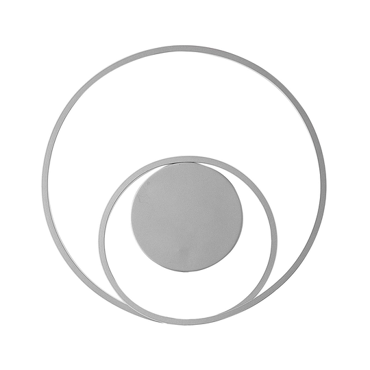 Lindby-LED-kattovalaisin Emisua CCT hopea