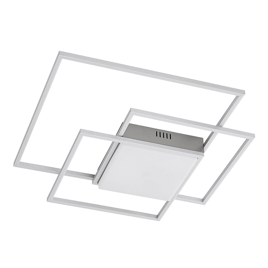 Lindby Nelinka -LED-kattovalo, nikkeli, himmennys