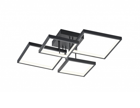 Sorrento ceiling lamp matt black