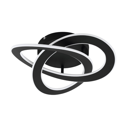 Rolimare Led Ceiling Lamp (Musta)