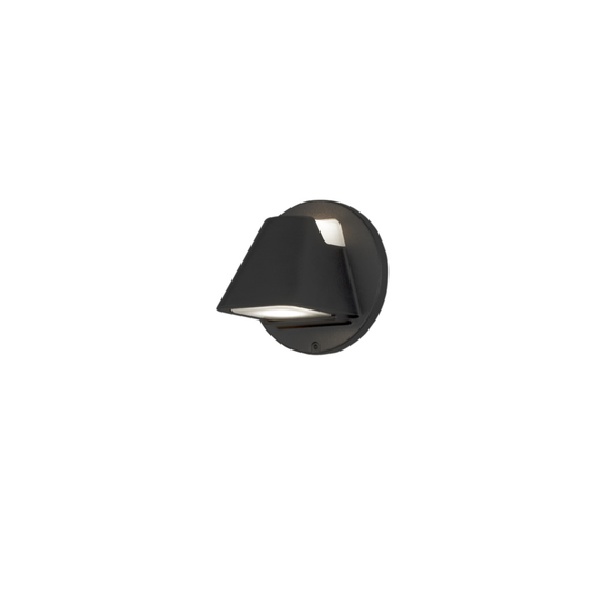 Hild vägglykta 2x5W LED sv (Musta)