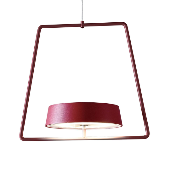 LED-riippuvalo Miram, akku, himmennys, punainen