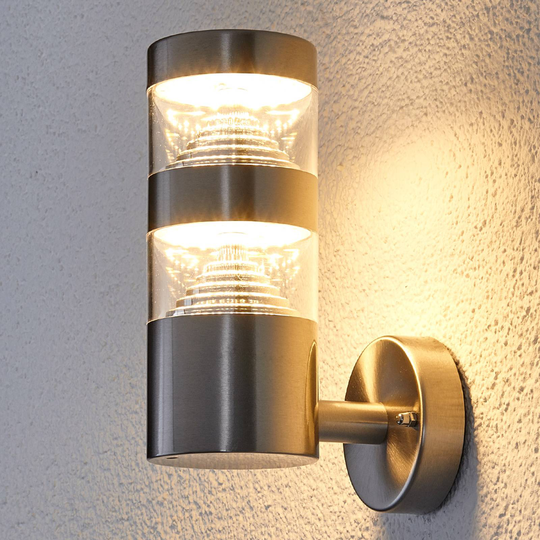 LED-ulkoseinävalaisin Lanea, suora