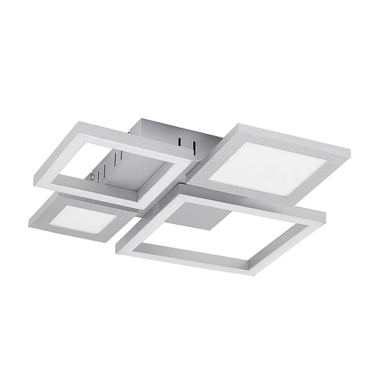 Lucande Narumi-LED-kattovalaisin CCT, 38 cm, valk.