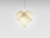Le Klint Heart Riippuvalaisin, medium valkoinen