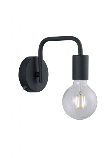 Diallo wall light E27 m-black