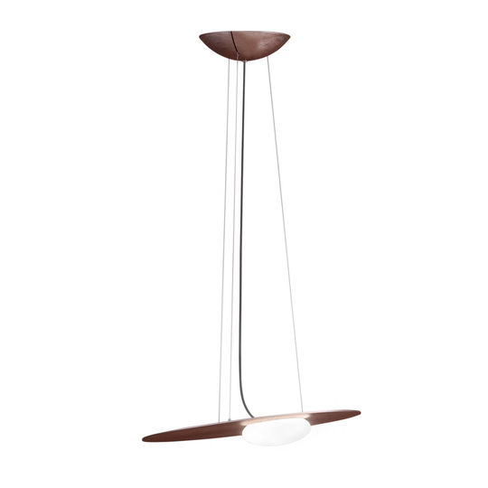 Axolight Kwic -LED-riippuvalaisin, pronssi 48 cm