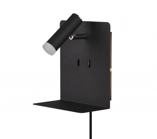 Element LED wall light m-black (Musta)