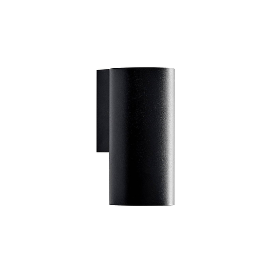 Arcchio Dilana -seinävalo, pyöreä, 1-lamp., musta
